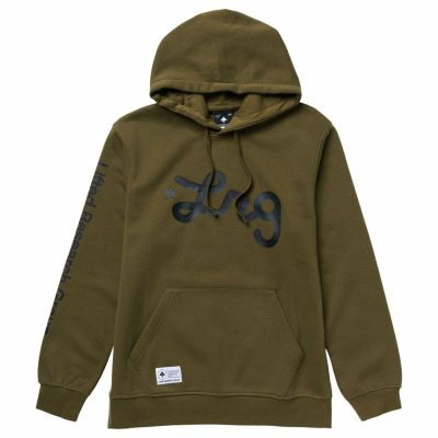 Clothing LRG  | Lifted Script Pullover Hoodie Military