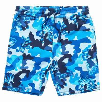 Clothing LRG  | 47 Camo Tribe Sweatshorts Navy Camo