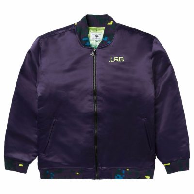 Clothing LRG  | Forever Forward Bomber Jacket Dark Purple