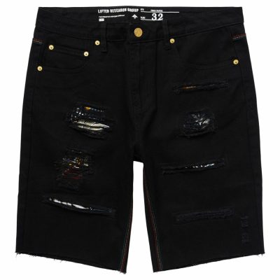 Clothing LRG  | Tropic Roots Denim Shorts Black