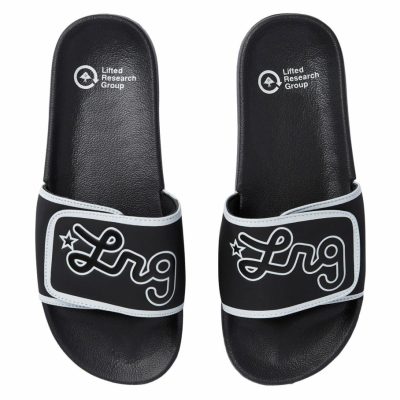 Accessories LRG  | Lifted Script Slide Sandals Black