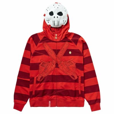 Clothing LRG  | Friday The 47Th Zip Hoodie Red