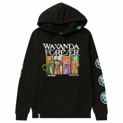 Clothing LRG  | Panther Wakanda Forever Pullover Hoodie Black