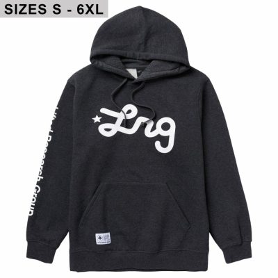 Clothing LRG  | Lifted Script Pullover Hoodie Charcoal Heather