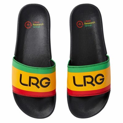 Accessories LRG  | Rasta Stripe Slide Sandals Multi