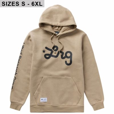 Clothing LRG  | Lifted Script Pullover Hoodie Khaki