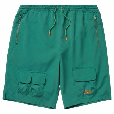 Clothing LRG  | Leader Nylon Shorts Green