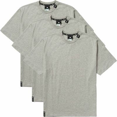 Clothing LRG  | Rooting Deeply Knit Tees 3 Pack Heather Grey