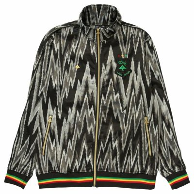 Clothing LRG  | Wildlife Roots Track Jacket Black