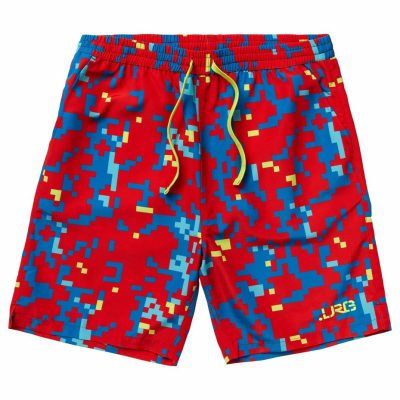 Clothing LRG  | Digi Glitch Shorts Red