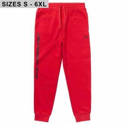 Clothing LRG  | Lifted Script Jogger Sweatpants Red