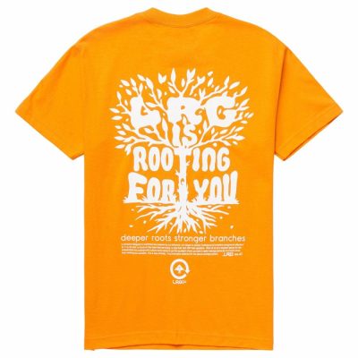 Clothing LRG  | Forever Rooting For You Tee Orange