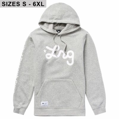 Clothing LRG  | Lifted Script Pullover Hoodie Heather Grey