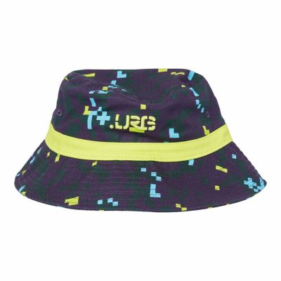 Accessories LRG  | Glitch World Bucket Hat Dark Purple