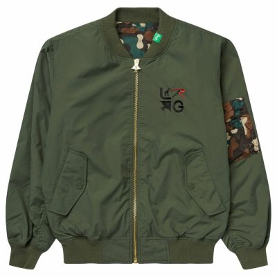 Clothing LRG  | Lifted Ma1 Flight Jacket Green