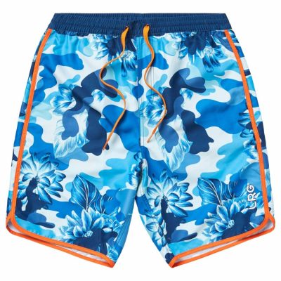 Clothing LRG  | Camo Tribe Hybrid Tech Shorts Blue Camo