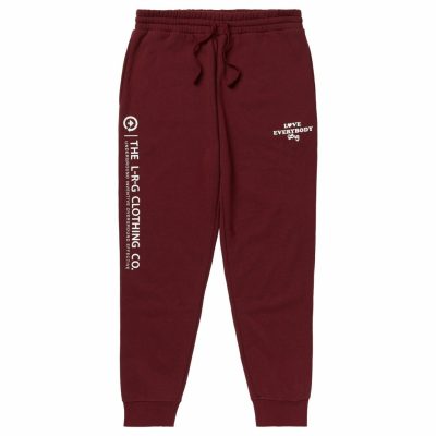 Clothing LRG  | Love For Everybody Jogger Sweatpants Burgundy