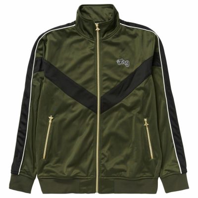 Clothing LRG  | Fresh Deep Track Jacket Dark Green