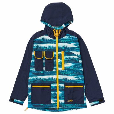 Clothing LRG  | Elevated Woods Windbreaker Jacket Navy